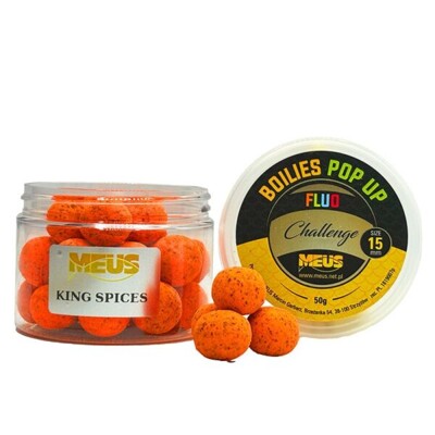 Challenge Fluo Pop Up 15 mm King Spice
